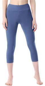 Merry Style Damen 3/4 Leggings aus Baumwolle MS10-430 (Jeans, XL)