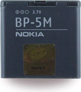 Nokia Battery BP-5M, 900 mAh, Lithium Polymer (LiPo), 3.7 V Nokia Battery BP-5M, 900 mAh, Lithium Polymer (LiPo), 3.7 V