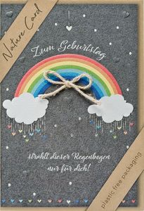 bsb 693031-2 Geburtstagskarte - Natur Card, inkl. Umschlag