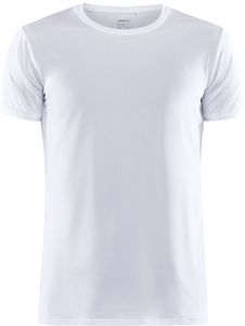 Craft Herren Sportunterwäsche Funktionsunterhemd T-Shirt Essential Core Dry Tee, Farbe:Weiß, Größe:L, Artikel:-900000 white