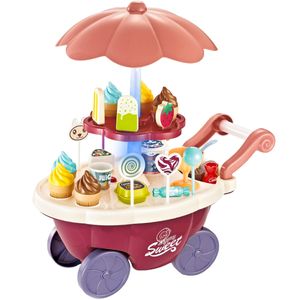 Kruzzel 22733 Detský zmrzlinový vozík