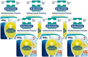 Dr. Beckmann Kühlschrank Frische - Kühlschrank Deo neutralisiert Gerüche mit Limonen-Extrakt &Alkohol 6x 40 g
