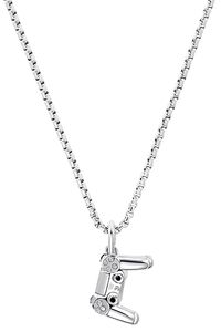 s.Oliver 2032559 Chlapčenský náhrdelník Joystick z nerezovej ocele strieborný 43 cm