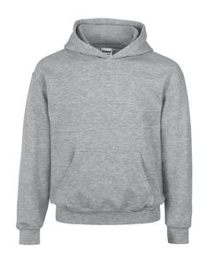 Gildan Uni Hoodie Heavy Blend™ Youth Hooded Sweatshirt 18500B Grau Sport Grey (Heather) S (116/128)