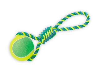 Nobby Spielseil Mit Tennisball Xxl 50 cm, Ball Ø 12 cm