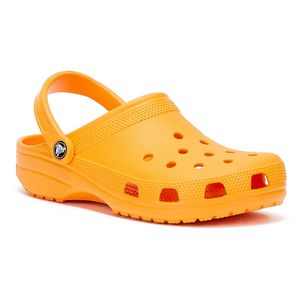 Unisex boty Crocs na klínku, CLASSIC ORANGE ZING 37-38