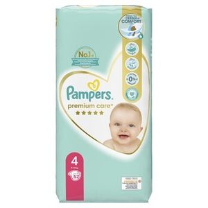 Pampers Pieluchy Premium Care, Rozmiar 4 (9-14 Kg), 52 Pieluchy