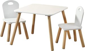 Kesper Kindertisch mit 2 Stühlen, robust und standfest, 1771213