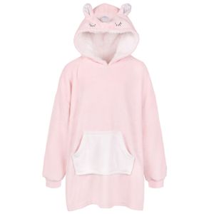 Hellpinker Kapuzenpullover Oversize Einhorn Unicorn S/M