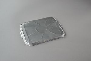 100 Stück Alu Deckel für Alu-Menüschalen (227×177 mm), Aluminium Deckel
