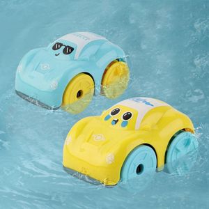 2X Baby Badespielzeug Wasserspielzeug Badewanne Kleinkind Uhrwerk Auto Badespielzeug
