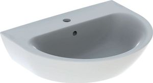 Geberit Renova Waschtisch, 60x48cm m. Hl. mittig, m. Ül., weiß