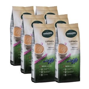 Naturata Lupinenkaffee instant Nachfüllbeutel - Bio - 200g x 6  - 6er Pack VPE