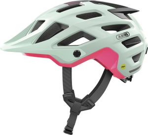 Kask ABUS MTB Moventor 2.0 MIPS - Kask rowerowy z ochroną przed uderzeniami do jazdy terenowej na rowerach górskich - Kask all-mountain dla mężczyzn i kobiet - Miętowy, rozmiar S (51-55 cm)