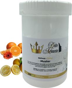 Dufte Momente | Sauna Zucker Körperpeeling 900g | Orange - Citrus | für empfindliche Haut | vegan und ohne Tierversuche