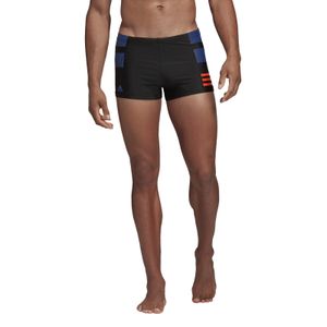 adidas Performance Herren Badehose fitness colorblock swim boxer schwarz orange, Größe:6