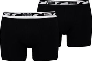 PUMA MEN MULTI LOGO BOXER 2P Pánské boxerky, velikost:M, barva:Black