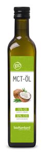 MCT Öl 500 ml aus 100% Kokosöl  | 70% Caprylsäure C8 und 30% Caprinsäure C10 | rein mechanisch hergestellt - bioKontor