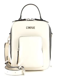 CINQUE Leder Handtasche Umhängetasche Maite Hand Bag Cream-White weiß