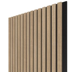 WALL CONCEPT akustický panel Dub Butterscotch, filc + MDF, 2750x615x21 mm, 1,69 m2