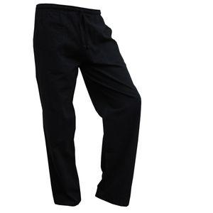 PANASIAM Baumwolle pants K01 sommerhose K, Farbe/Design:Hose in schwarz, Größe:XXL