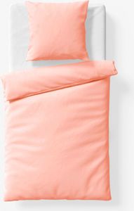 Fleuresse Black Premium Lyocell Uni Bettwäsche, apricot Größe: 220x240 cm