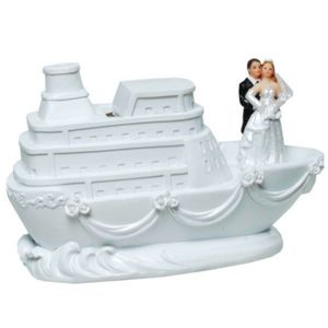 Spardose Brautpaar auf Schiff