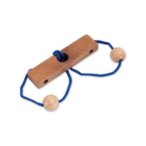 Schnurpuzzle - String Puzzle - Denkspiel - Knobelspiel aus Holz