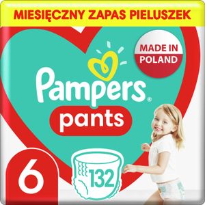 PAMPERS Pieluchomajtki MTH Rozm 6, 15+kg, 132szt