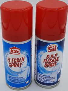Sil S.O.S. Fleckenspray enfernt Öl + fetthaltige Flecken 100 ml Sprayvormals K2r® Fleckenspray enfernt Öl + fetthaltige Flecken 100 ml Spray