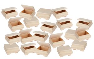 20 Holzkästchen, bauchig, 11 x 8 x 6 cm, VBS Großhandelspackung