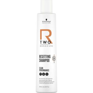 Schwarzkopf Professional R-TWO Bonacure Resetting Shampoo Shampoo ohne Sulfat um die Haarfaser zu stärken 250 ml