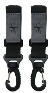 Lässig Kinderwagenhaken (2 Stk) - Stroller Hooks, black Lässig Kinderwagenhaken (2 Stk) - Stroller Hooks, black