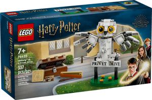 LEGO Harry Potter Hedwig im Ligusterweg 4 Set mit Spielzeug-Eule für Kinder, baubare Tier-Figur mit Hogwarts-Koffer, kleines Geschenk für Jungs, Mädchen und alle Fans ab 7 Jahren 76425