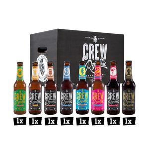 CREW REPUBLIC® Craft Bier Mix Probierset | World Beer Awards Gewinner 2020 | Geschenk für Männer und Bierliebhaber