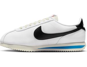 Nike Cortez Leather "White Black Light Photo Blue" Biały, Rozmiar: 46