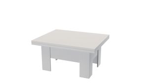 Minio, Tisch “Eryk” 100-200cm, klappbar, Alpen Weiss Farbe