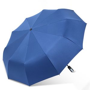 Regenschirm, Taschenschirm Automatik Sturmfest Schirme, Wasserdichter Schnelles Trocknen Leichter Winddicht Reiseschirm für Damen Herren(Geschäftsmarine)