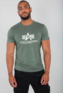 Alpha Industries Herren T-Shirt Basic T-Shirt, Größe:XL, Farben:dark olive