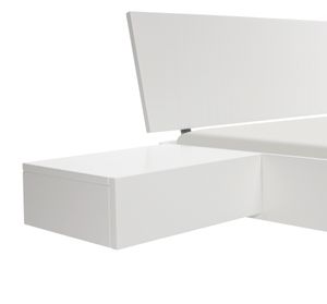 HASENA Fine Line Nachttisch Caja Buche weiß deckend