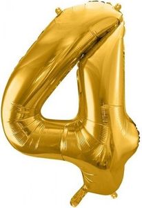 Balon foliowy 4 86cm złoty