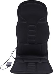 Massagematte Massage-Sitzauflage Rückenmassagegerät  mit Wärmefunktion 3 Vibrationsintensitäten Massageauflage für Auto Zuhause Büro