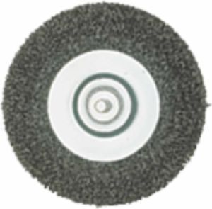 Stahldraht-Rundbürste mit Spannschaft 6mm