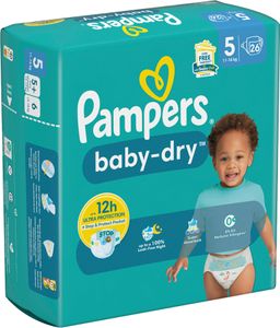 Pampers Windel Baby Dry Größe 5 Junior Single Pack 11-16 kg 26 Stück