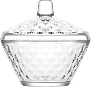 Orion Zuckerdose | Zuckerbehälter aus Glas mit Deckel elegant 330 ml