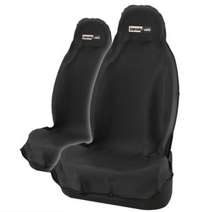 Carpendo Sitzbezüge Auto Set Autositzbezüge Schonbezüge Schwarz Vordersitze  und Rücksitze mit Airbag System - Comfort: Am…