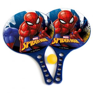 Marvel strandball-Set Spiderman Jungen 36,5 cm blau 3-teilig, Farbe:Rot,Blau