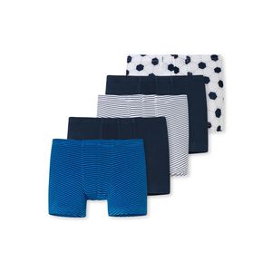 Schiesser 5er Pack Kids Boys 95/5 Organic Cotton Retro Short / Pant Komfortabler Beinausschnitt , Extra softer Bund, Elastische Single-Jersey-Qualität