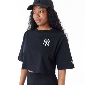 New Era Women MLB Lifestyle Crop T-Shirt New York Yankees black XL