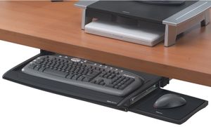 Fellowes Tastaturschublade mit Mausablage Office Suites schwarz